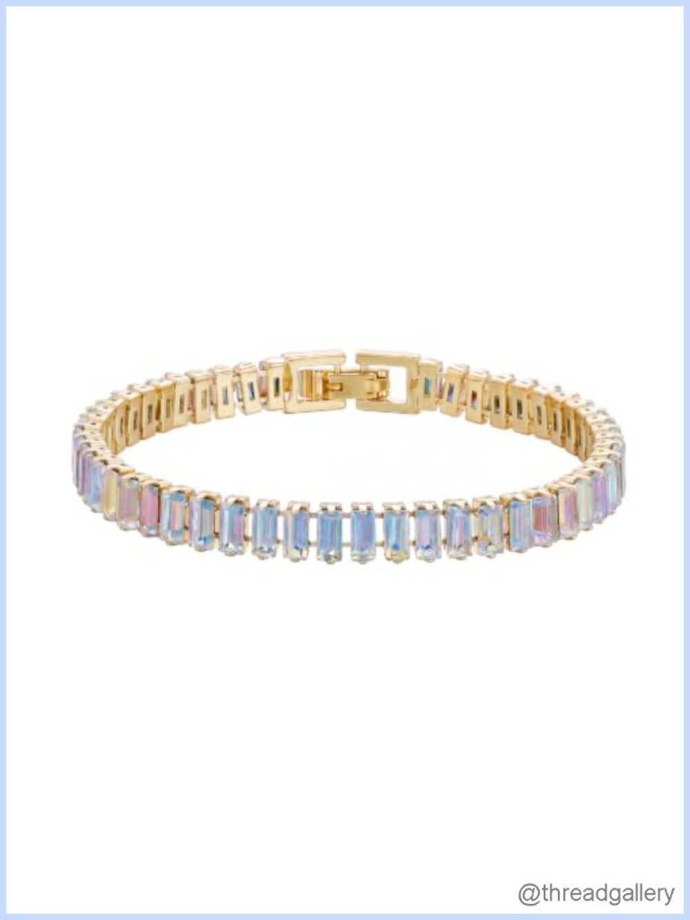AAA CZ Tennis Bracelet Bangle 4-Prong Setting Link Style